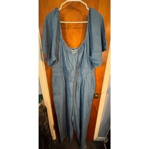 Old Navy Denim Blue Top